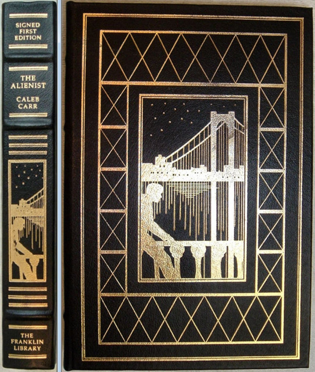 THE ALIENIST by Caleb Carr Franklin Library Signed First 1st Edition 1994
