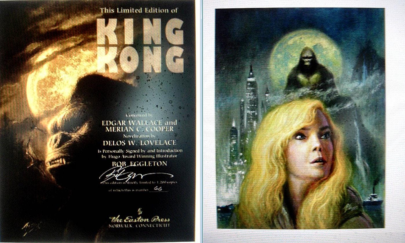 KING KONG 90th Anniversary Edition illustrated by Bob Eggleton Easton Press Leather