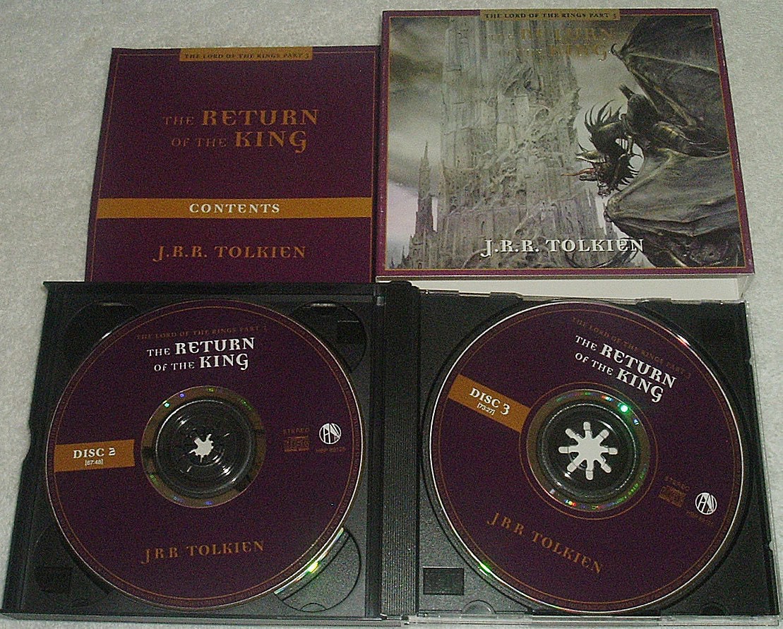 4 Volume Set LORD Of The Rings  and The HOBBIT Dramatized American Production on 14 CDs Brand New