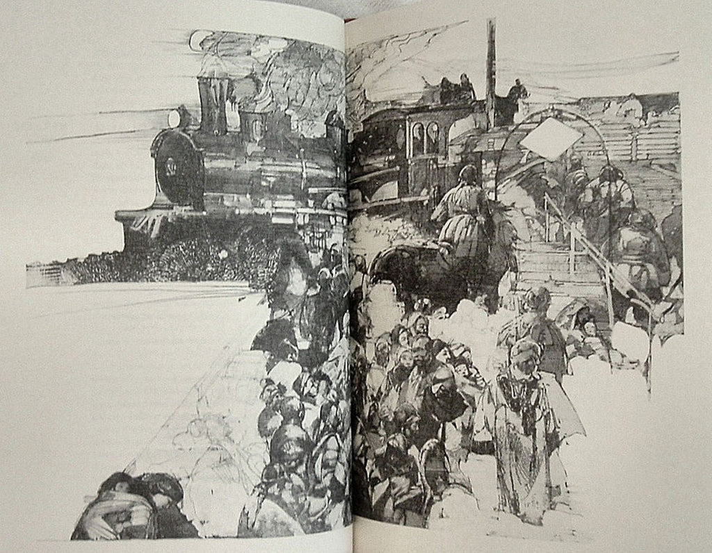 THE GOOD EARTH by Pearl Buck Franklin Library Leather Illustrated 1983