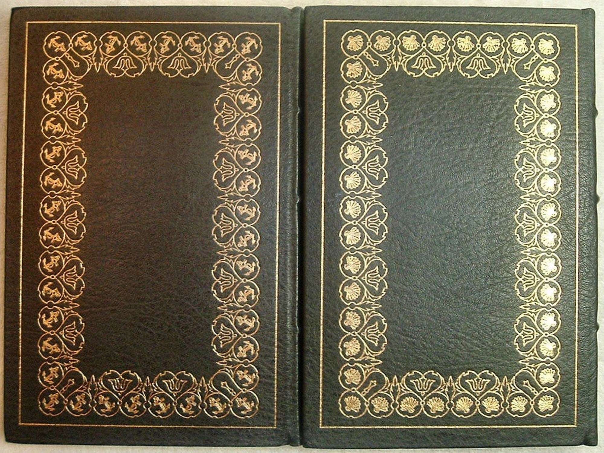 MOBY DICK by Herman Melville Franklin Library Leather 2 Volume Set 1980
