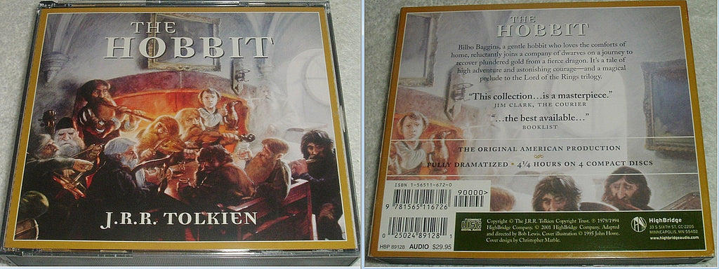 4 Volume Set LORD Of The Rings  and The HOBBIT Dramatized American Production on 14 CDs Brand New