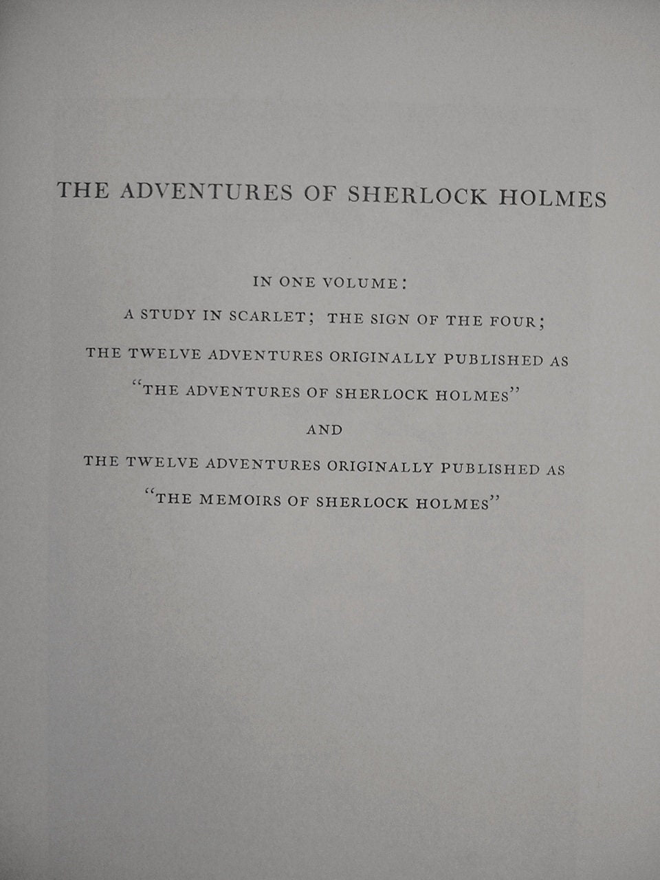 The Adventures Of SHERLOCK HOLMES by A Conan Doyle Easton Press Leather 1981