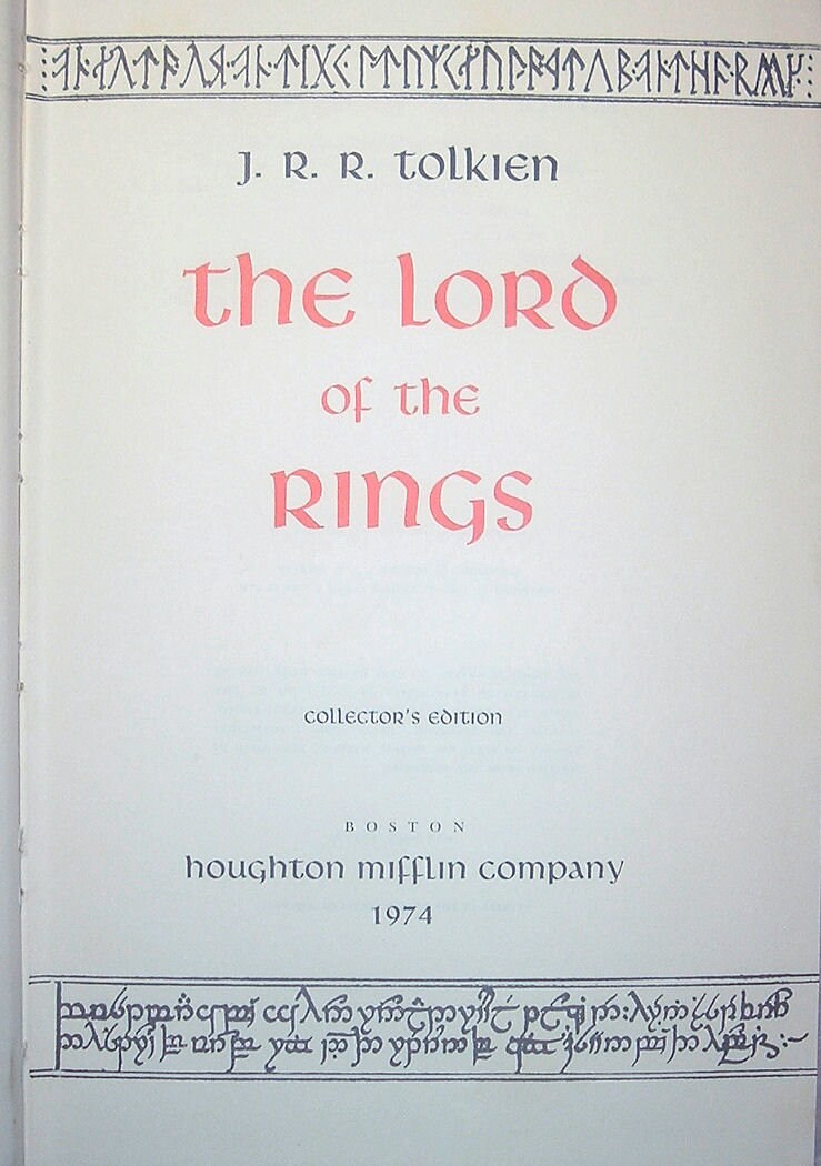 The Lord of the Rings: Westmarch Collector's Edition, First Edition 1974