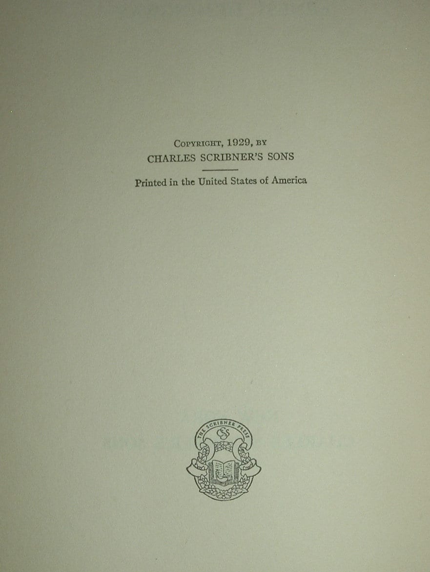 A FAREWELL to ARMS by Ernest Hemingway 1st Edition 1st Print No Disclaimer 1929