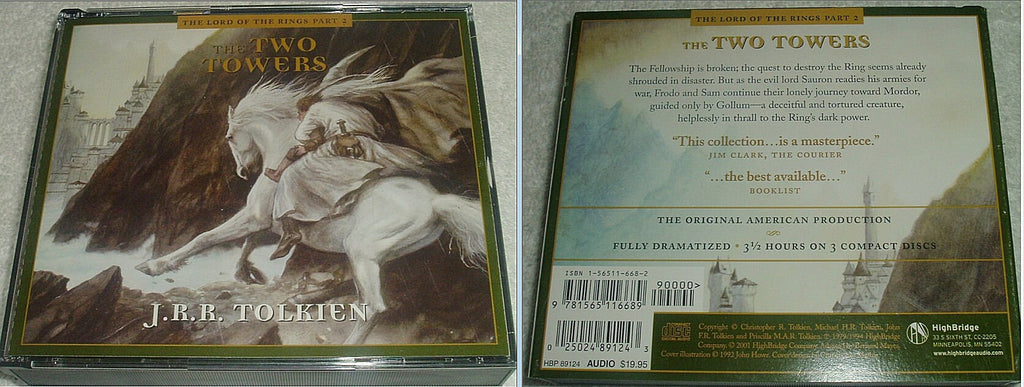 4 Volume Set LORD Of The Rings  and The HOBBIT Dramatized American Production on 14 CDs Brand New