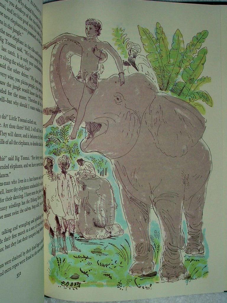 The JUNGLE BOOKS by Rudyard Kipling Easton Press Leather 1980