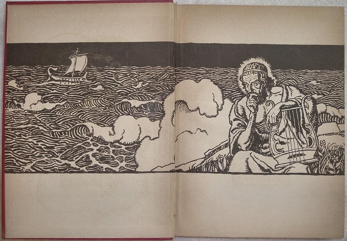 The Odyssey of Homer: 1929 First Edition, N.C. Wyeth Illustrations