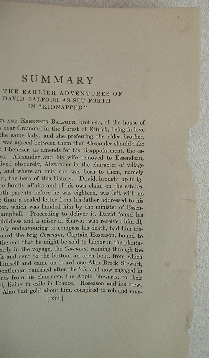 DAVID BALFOUR by Robert Louis Stevenson illus by NC Wyeth Scribners First Edition 1924