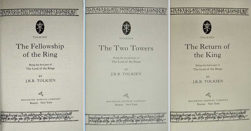 Lord of the Rings 3-Volume Set: 2002 Edition with Slipcase
