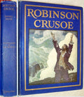 Robinson Crusoe: 1920 First Edition, NC Wyeth Illustrations