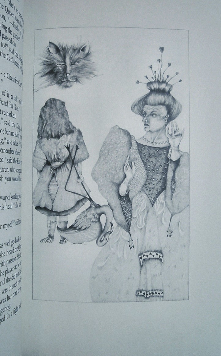 ALICE'S Adventure In WONDERLAND and THROUGH the Looking Glass Franklin Library 1983
