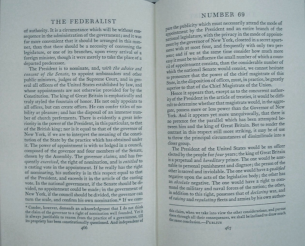 THE FEDERALIST 1787-88 by Hamilton and Madison Easton Press Leather As New 1979
