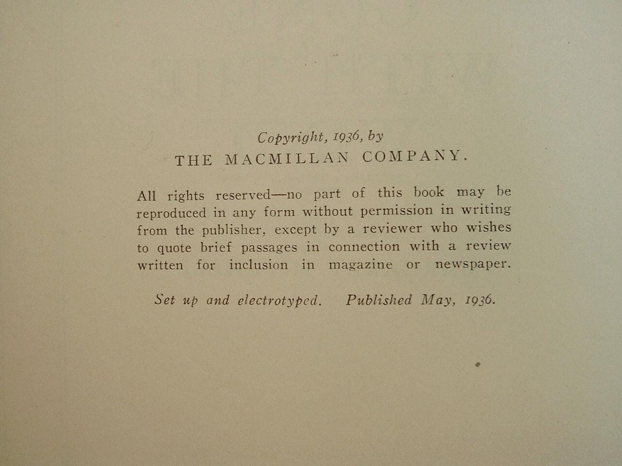 GONE WITH The WIND by Margaret Mitchell May 1936 First Edition