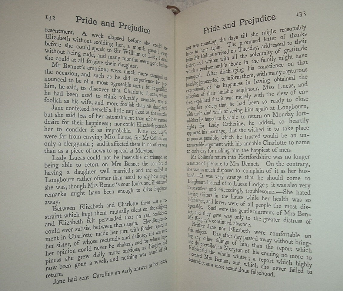 PRIDE And PREJUDICE by Jane Austen Easton Press Leather 1996