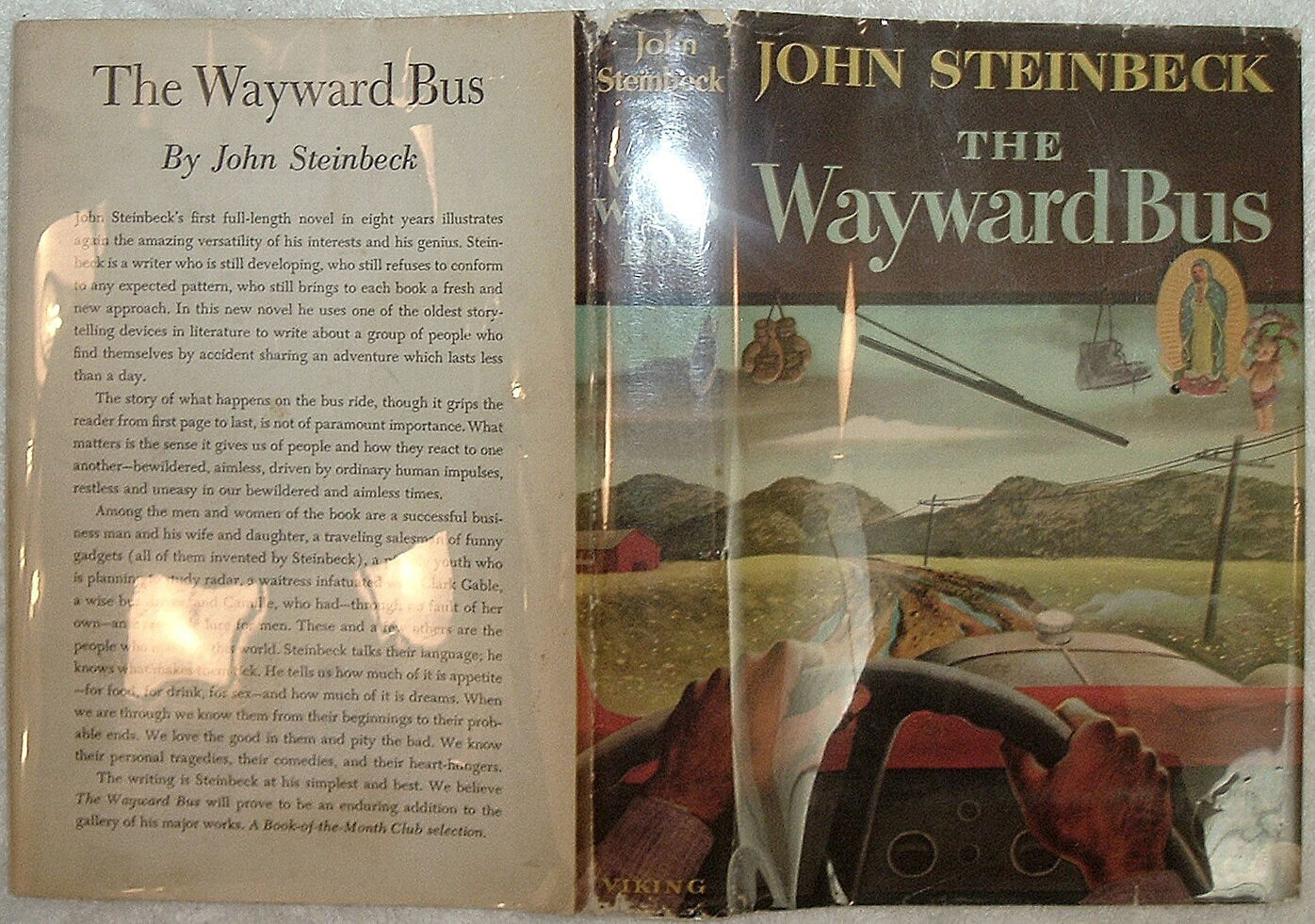 THE WAYWARD BUS by John Steinbeck Viking Press First Edition 1947