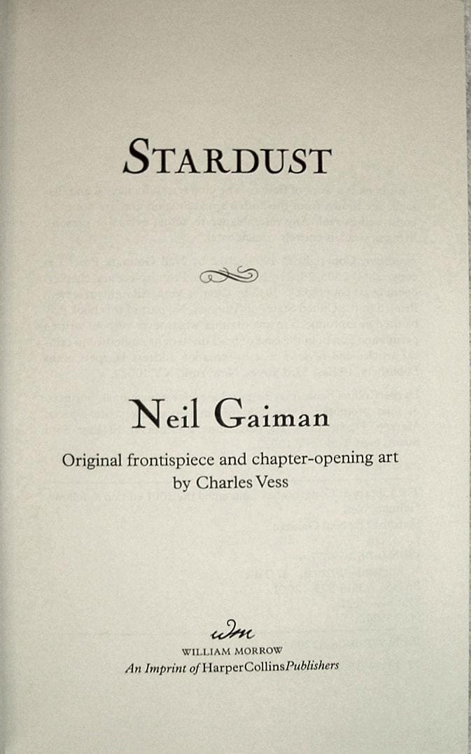 STARDUST by Neil Gaiman Signed Limited Numbered Edition with Slipcase