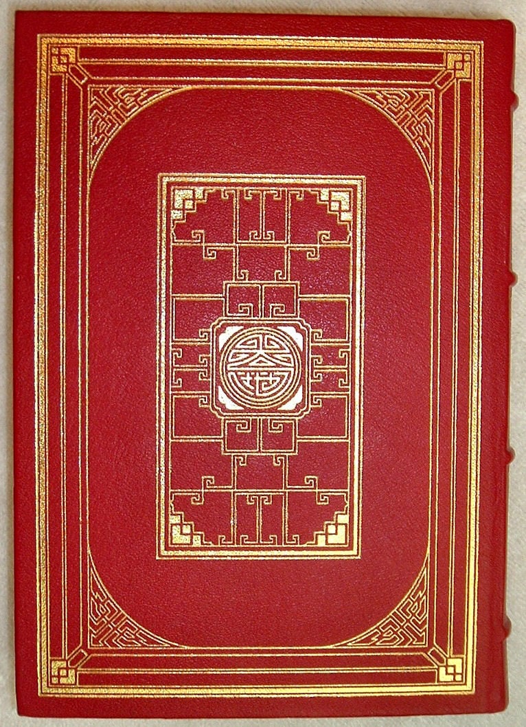 THE GOOD EARTH by Pearl Buck Franklin Library Leather Illustrated 1983