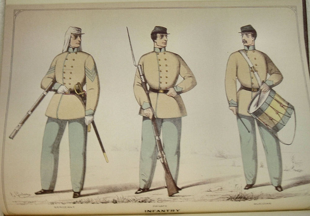 UNIFORM And DRESS of the ARMY of the Confederate States Easton Press 1861 Reprint