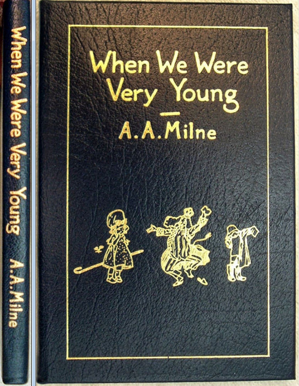 When We WERE VERY YOUNG by A.A Milne Easton Press Genuine Leather 1985