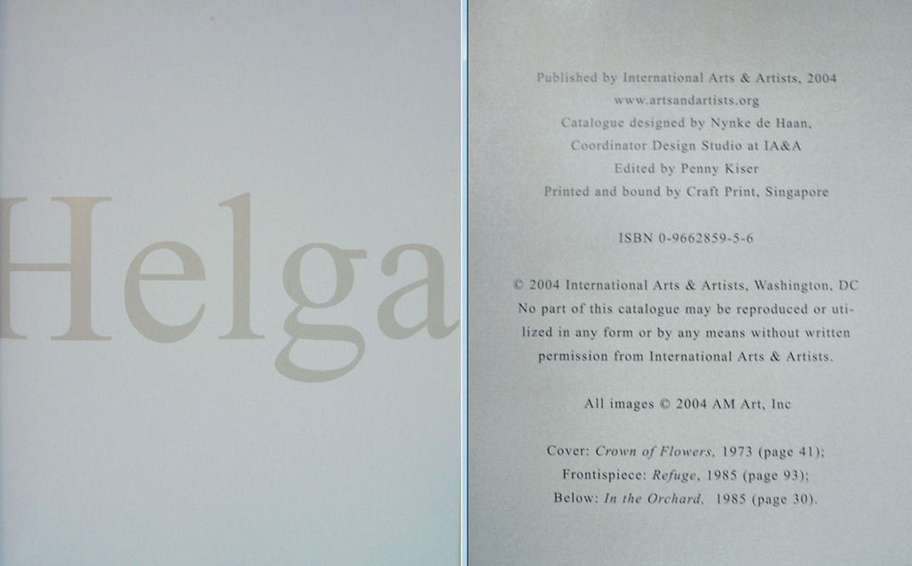 Andrew Wyeth's Helga by Donald Kuspit Limited Edition As New 2004