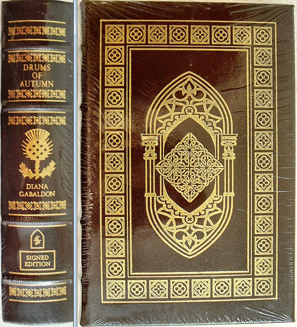 DRUMS OF AUTUMN by Diana Gabaldon Easton Press Signed by Author Brand New Sealed