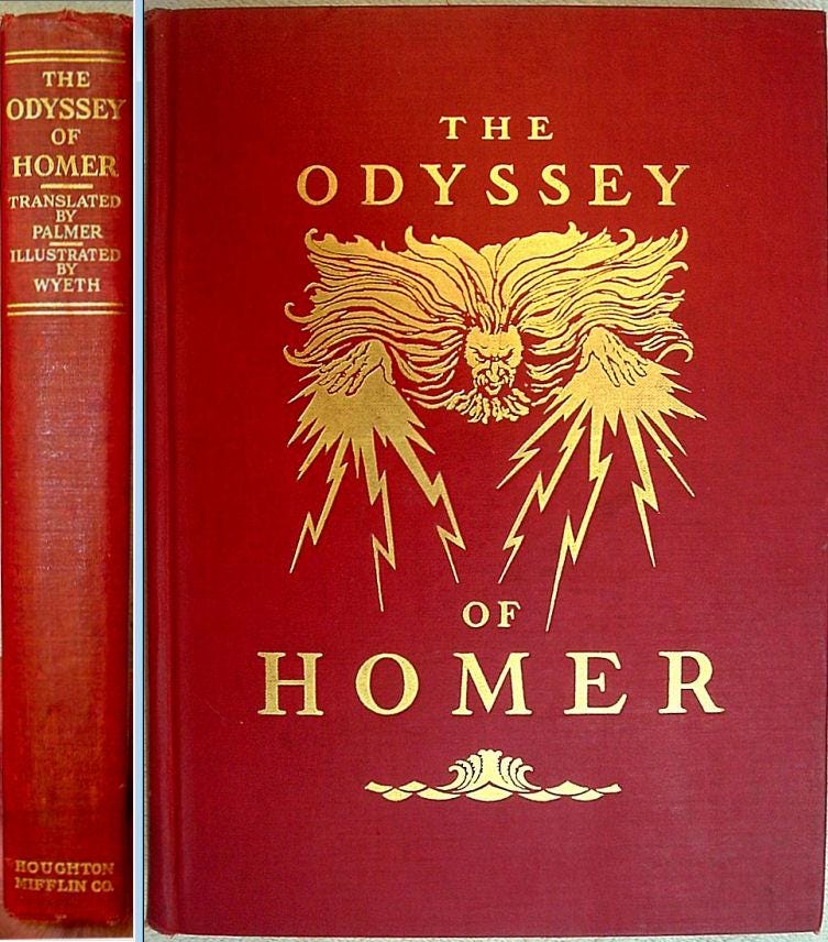 The Odyssey of Homer: 1929 First Edition, N.C. Wyeth Illustrations