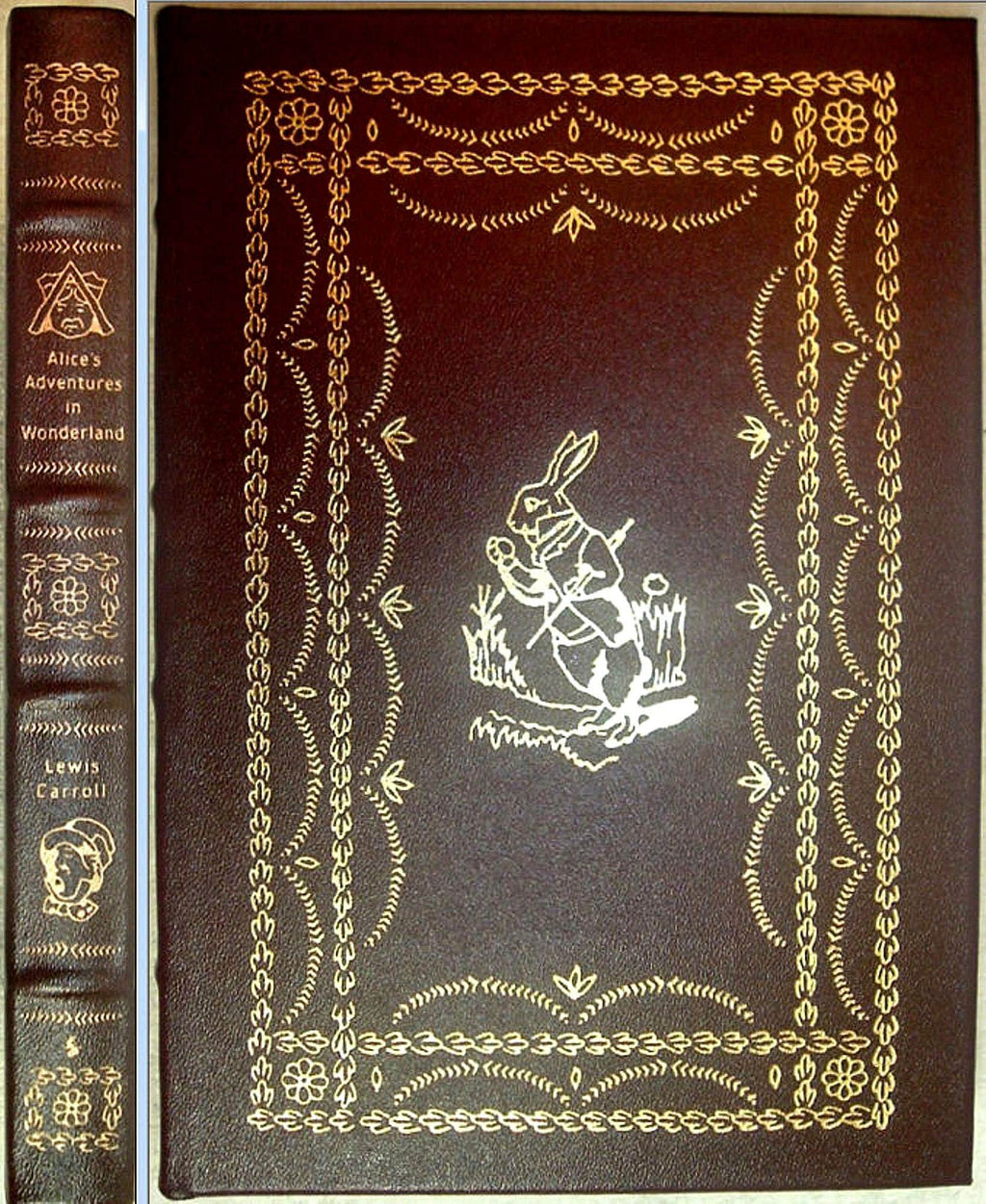 ALICE'S ADVENTURE In WONDERLAND by Lewis Carroll Easton Press Leather 1977