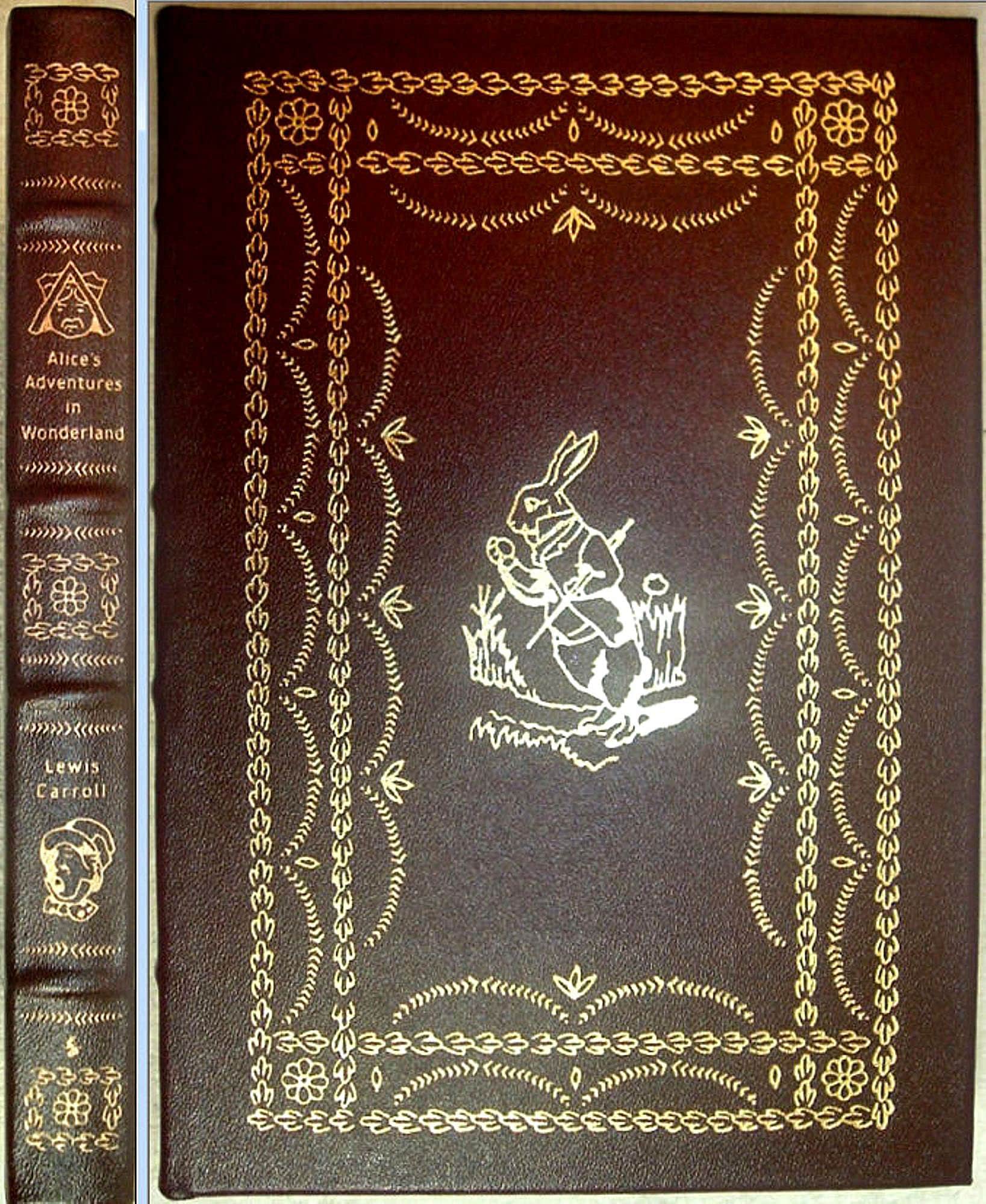 ALICE'S ADVENTURE In WONDERLAND by Lewis Carroll Easton Press Leather 1977