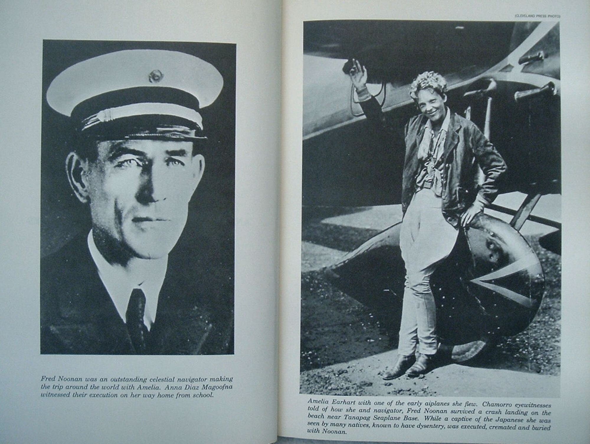 Amelia Earhart Returns From Saipan by Joe Davidson Signed First Edition 1969