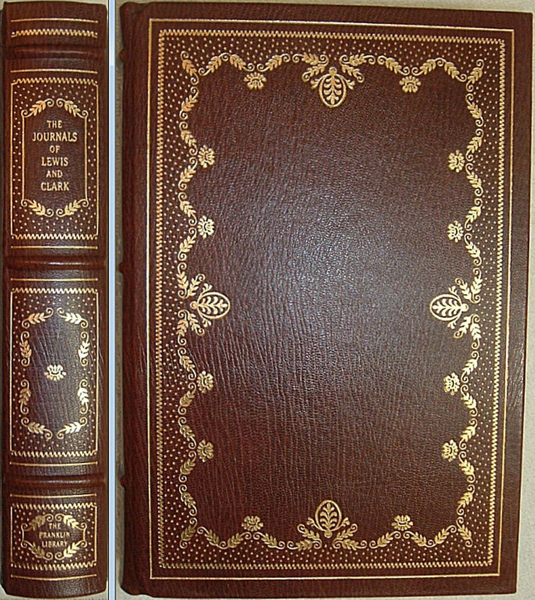 The Journals of LEWIS and CLARK 1803-1806 Expedition Franklin Library 1982