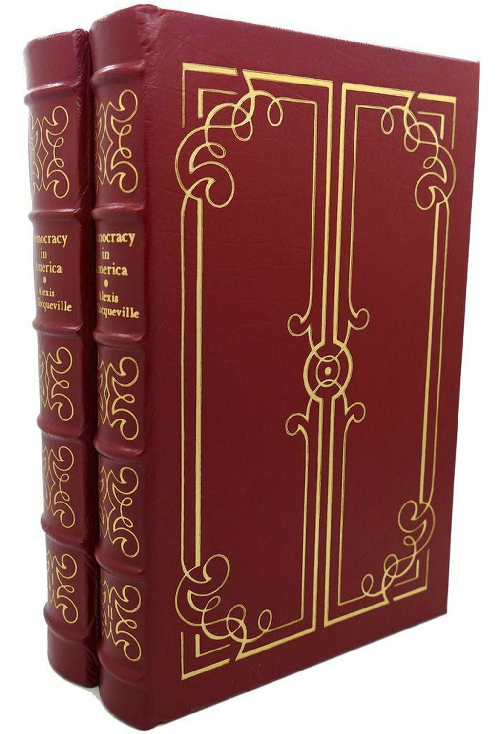DEMOCRACY In AMERICA by Alexis de Tocqueville 2 Volume Set Easton Press Like New