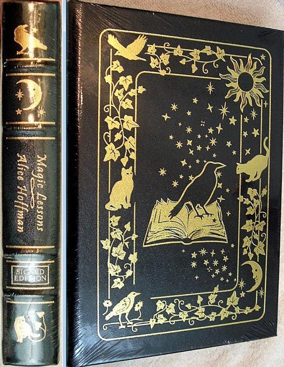 Magic Lessons by Alice Hoffman Easton Press Leather Signed New Sealed