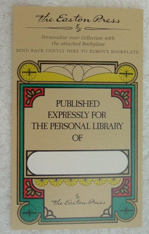 THE FOUNTAINHEAD by Ayn Rand 2 Volume Set Easton Press Leather 1989
