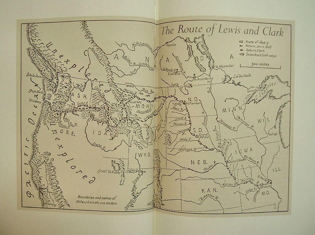 The Journals of LEWIS and CLARK 1803-1806 Expedition Franklin Library 1982