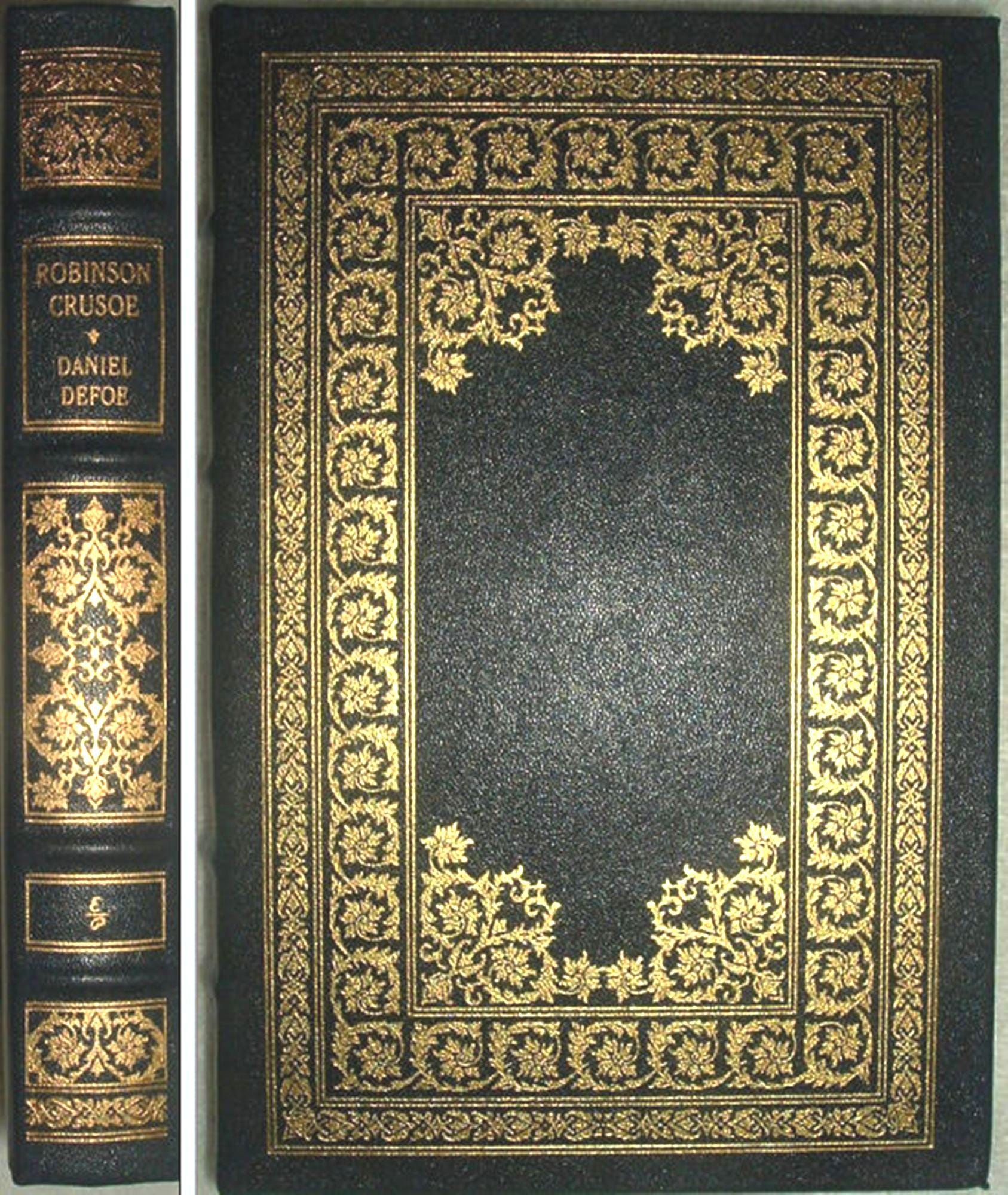 ROBINSON CRUSOE by Daniel Defoe Easton Press Genuine Leather As New 1976