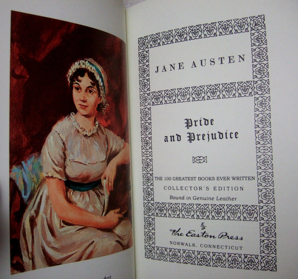 PRIDE And PREJUDICE by Jane Austen Easton Press Leather 1996