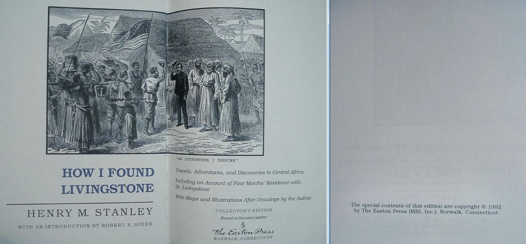 How I found Livingstone by Sir Henry Morton Stanley Easton Press 1992