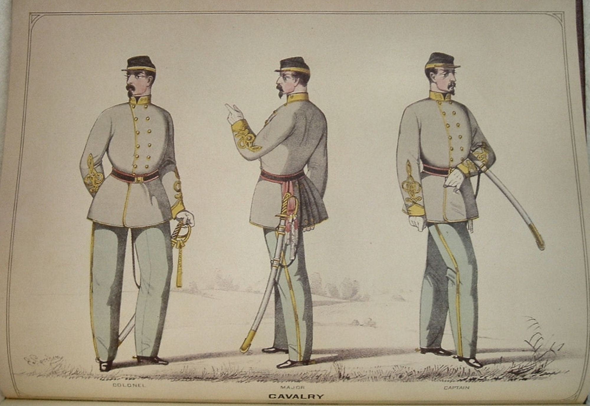 UNIFORM And DRESS of the ARMY of the Confederate States Easton Press 1861 Reprint