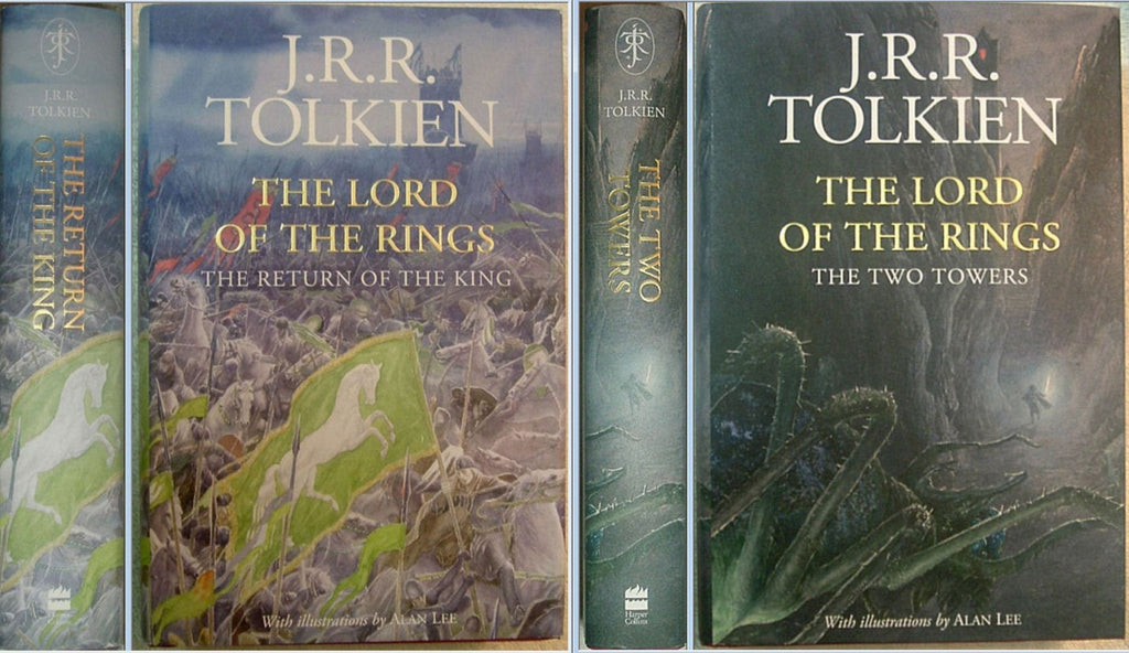 The HOBBIT & The LORD Of The Rings by JRR Tolkien 4 Vol Set illus by Alan Lee New Hardcovers