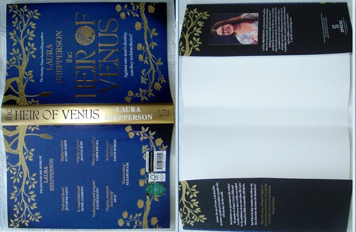 Signed First Edition: The Heir of Venus by Laura Shepperson (2024)