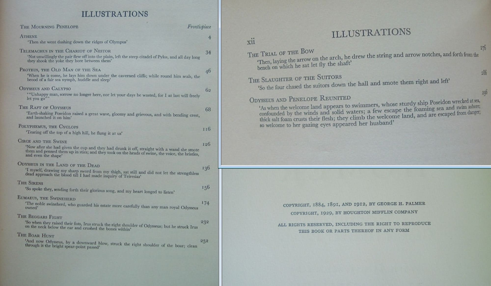 The Odyssey of Homer: 1929 First Edition, N.C. Wyeth Illustrations
