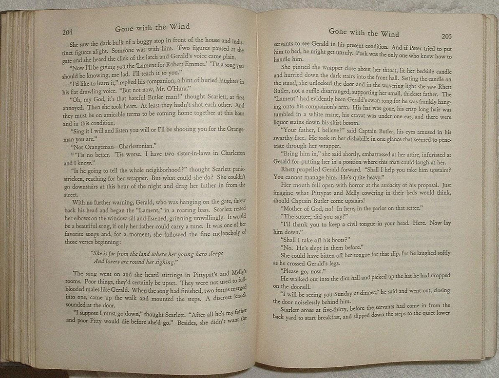 GONE WITH The WIND by Margaret Mitchell May 1936 First Edition