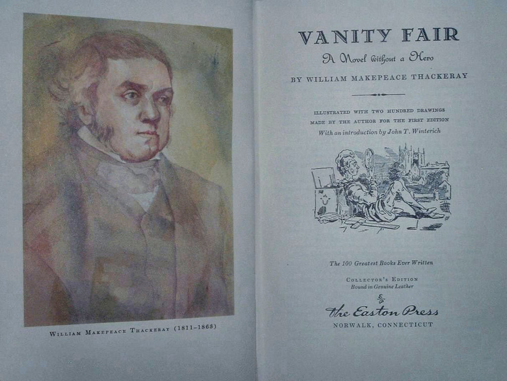 VANITY FAIR by William Makepeace Thackeray Easton Press Leather 1979 New Sealed