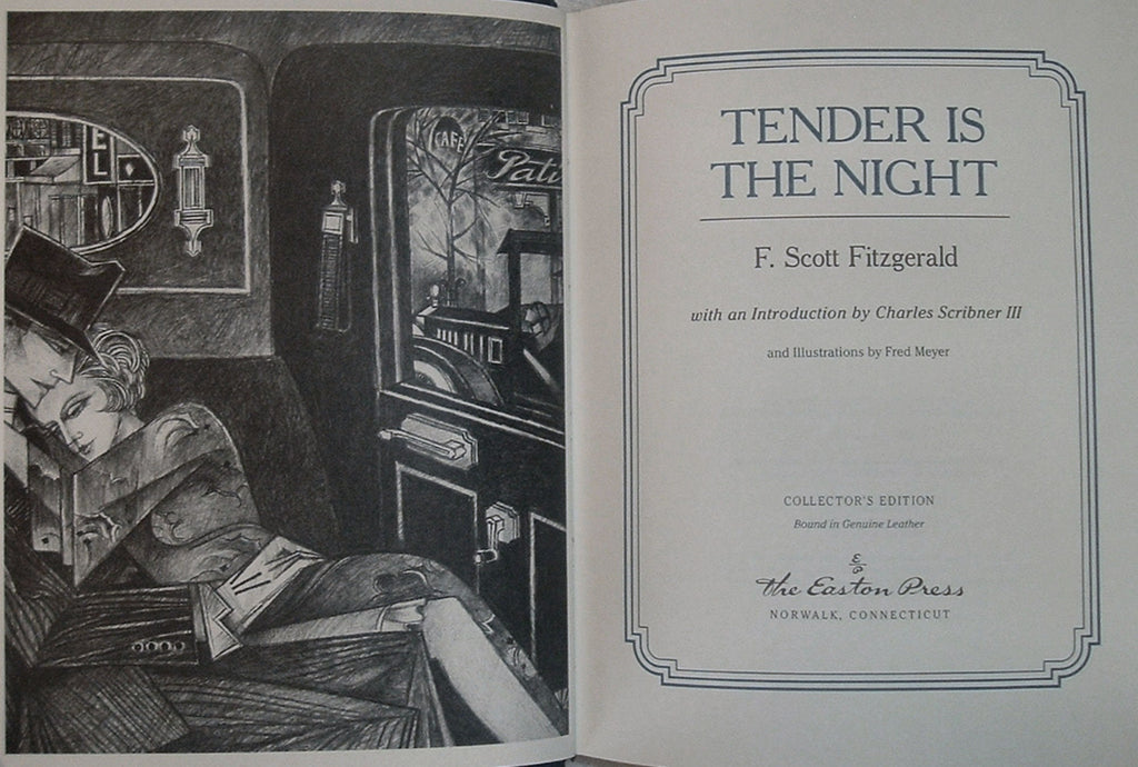 TENDER Is The NIGHT by F Scott Fitzgerald Easton Press Leather As New 1991