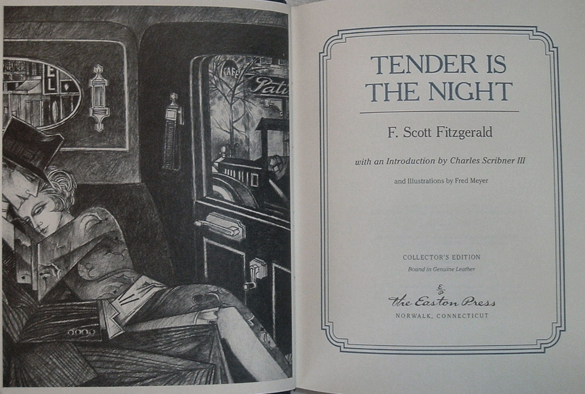 TENDER Is The NIGHT by F Scott Fitzgerald Easton Press Leather As New 1991