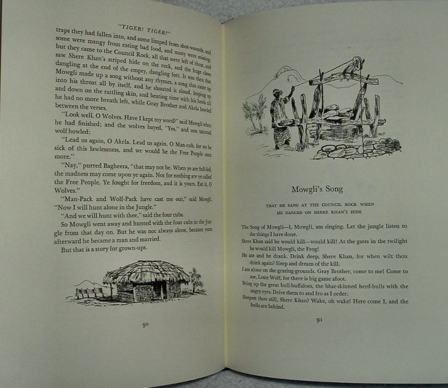 The JUNGLE BOOKS by Rudyard Kipling Easton Press Leather 1980