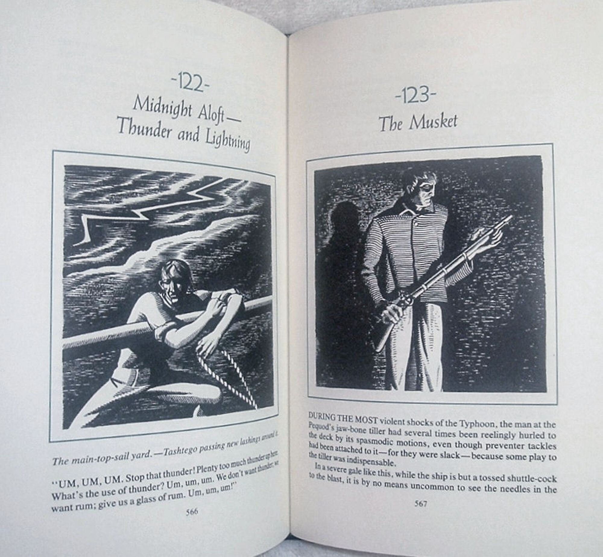 MOBY DICK by Herman Melville Franklin Library Leather 2 Volume Set 1980