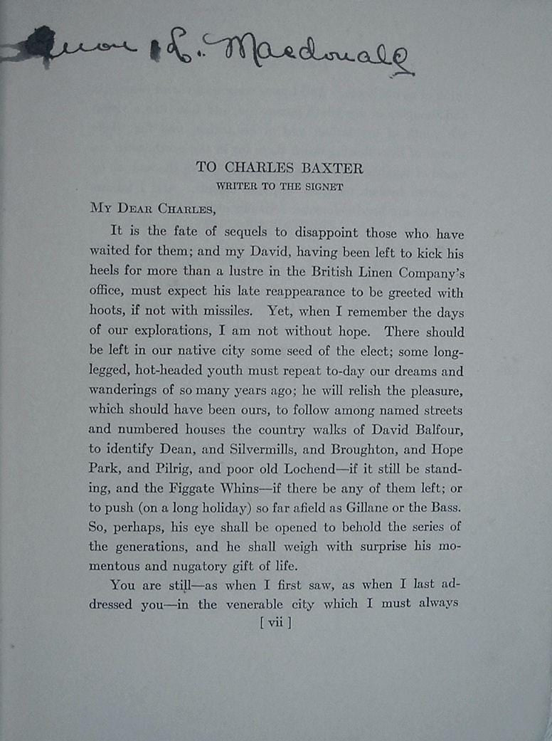 DAVID BALFOUR by Robert Louis Stevenson illus by NC Wyeth Scribners First Edition 1924