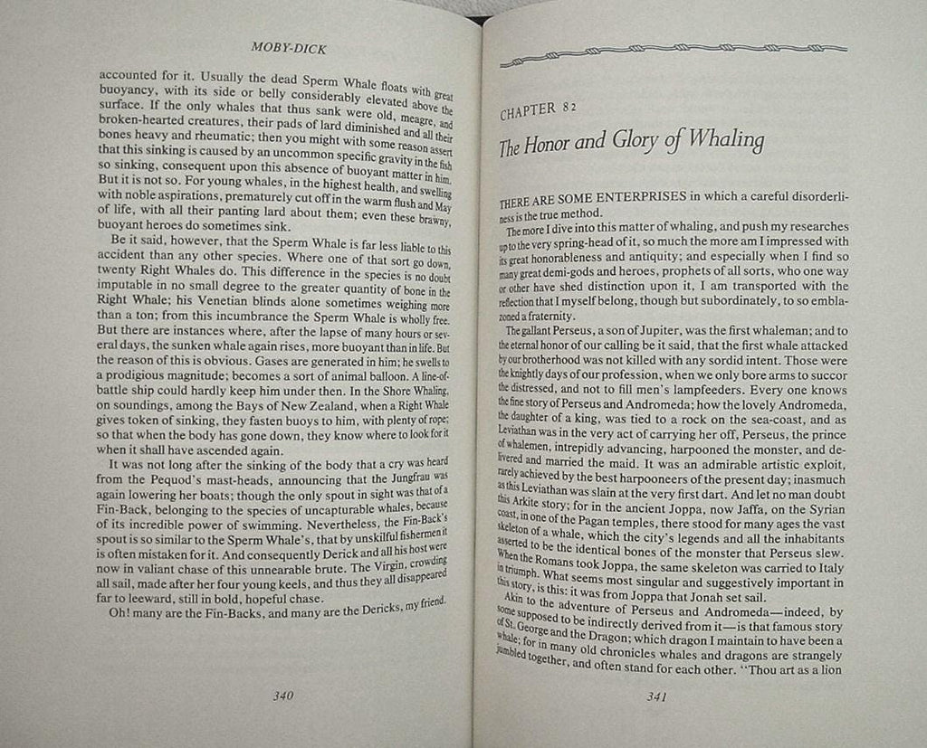 MOBY DICK or The Whale by Herman Melville Oxford University Press Leather 1981